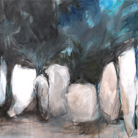 vue d'une peinture d'Isabelle Mehling-Sinclair