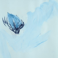 détail d'une peinture d'Isabelle mehling-Sinclair