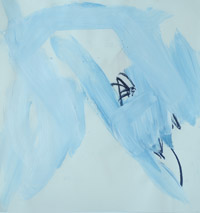 détail d'une peinture d'Isabelle mehling-Sinclair